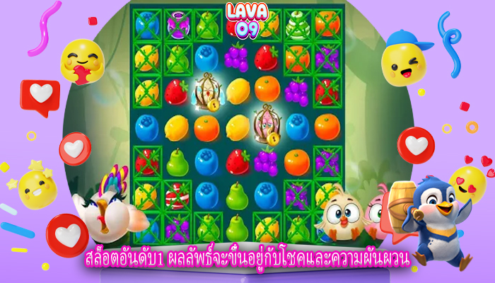 สล็อตอันดับ1 ผลลัพธ์จะขึ้นอยู่กับโชคและความผันผวน