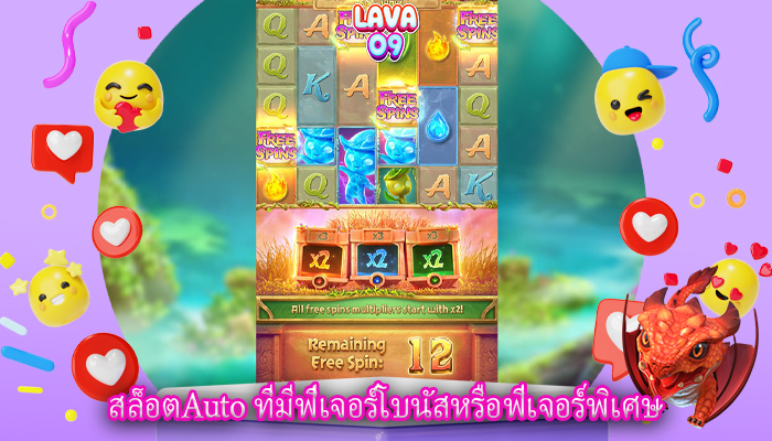 สล็อตAuto ที่มีฟีเจอร์โบนัสหรือฟีเจอร์พิเศษ