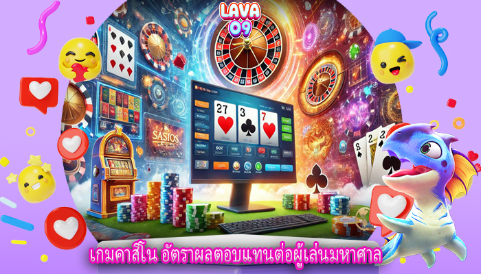เกมคาสิโน อัตราผลตอบแทนต่อผู้เล่นมหาศาล