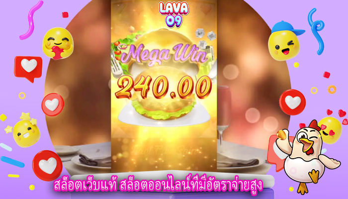 สล็อตเว็บแท้ สล็อตออนไลน์ที่มีอัตราจ่ายสูง